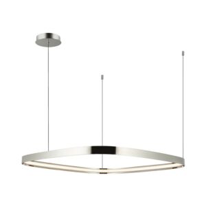 Yukon LED Pendant in Polished Nickel