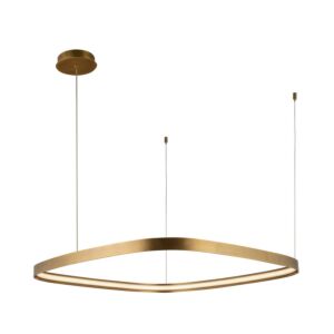 Yukon LED Pendant in Vintage Brass