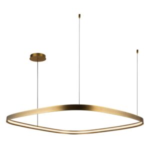 Yukon LED Pendant in Vintage Brass