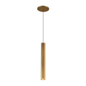 Mason LED Pendant in Vintage Brass