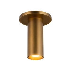 Mason LED Semi-Flush Mount in Vintage Brass