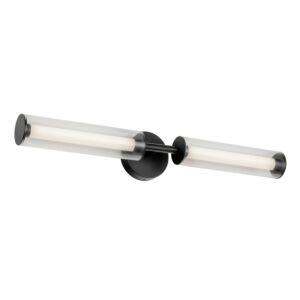 Braga LED Bathroom Vanity Light in Black