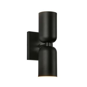 Nola 2-Light Wall Sconce in Black