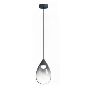 Dewdrop 1-Light LED Pendant in Black