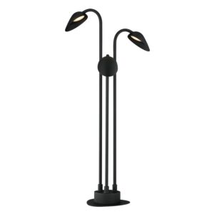 Marsh 3-Light LED Garden Light in Black