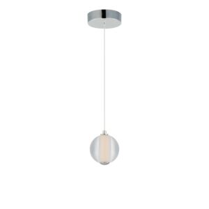 Rhythm 1-Light LED Pendant in Polished Chrome