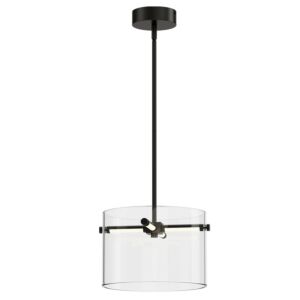 Polo 1-Light LED Pendant in Black