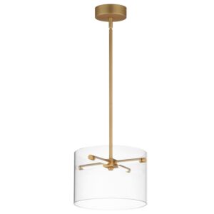 Polo 1-Light LED Pendant in Gold