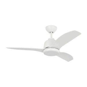 Avila 1-Light 44" Outdoor Ceiling Fan in Matte White