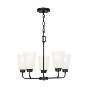 Kerrville 5-Light Chandelier in Midnight Black