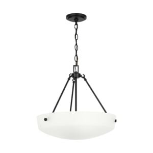 Kerrville 3-Light Pendant in Midnight Black