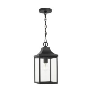 Say brook 1-Light Pendant in Textured Black