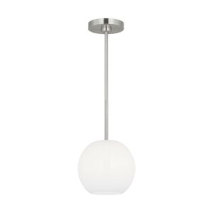 Rory 1-Light Mini Pendant in Brushed Steel