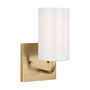 Rhett 1-Light Bathroom Vanity Light in Satin Bronze