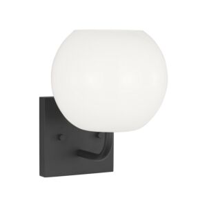 Rory 1-Light Bathroom Vanity Light in Midnight Black