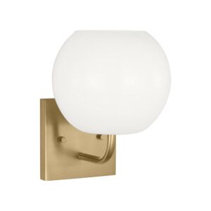 Rory 1-Light Bathroom Vanity Light in Satin Bronze