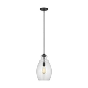 Marino 1-Light Pendant in Midnight Black