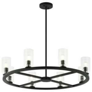 Westlock 8-Light Pendant in Matte Black