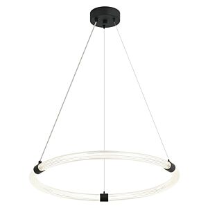 Inkara 1-Light LED Pendant in Matte Black