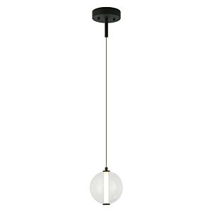 Belange 1-Light LED Pendant in Matte Black