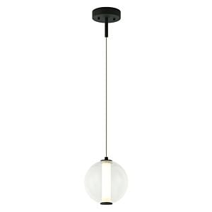 Belange 1-Light LED Pendant in Matte Black