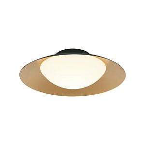 Caravon 1-Light LED Ceiling Mount in Matte Black