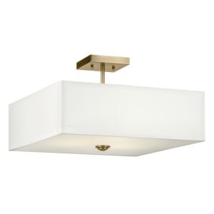 Three Light Semi Flush Mount by Kichler