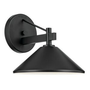 Ripley 1-Light Outdoor Wall Mount in Black