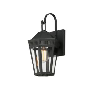 Oxford 1-Light Outdoor Wall Sconce in Black
