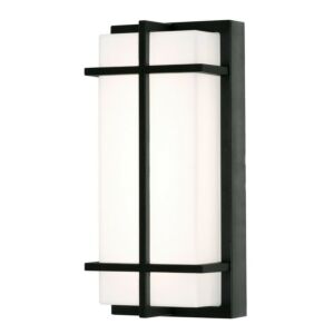 August LED Outdoor Lantern in Black