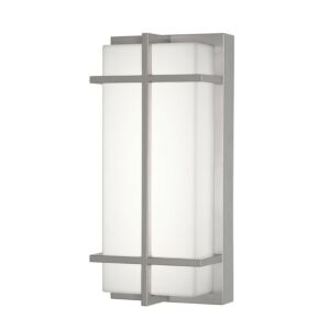 August LED Outdoor Lantern in Painted Nickel