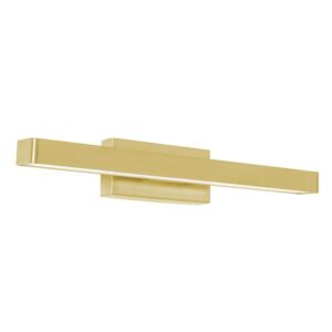 Brock LED Bathroom Vanity Light in Satin Brass