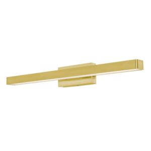 Brock LED Bathroom Vanity Light in Satin Brass