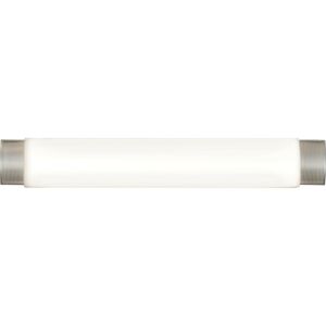 Charlotte LED Bathroom Vanity Light in Satin Nickel