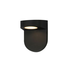LEDge 1-Light LED Outdoor Wall Sconce in Black