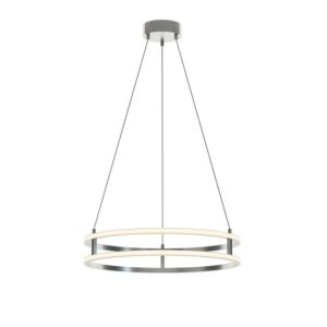 Gemini LED Pendant in Painted Nickel