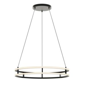 Gemini LED Pendant in Black