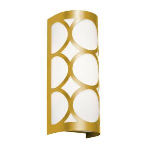 Lake 2-Light Wall Sconce in Gold