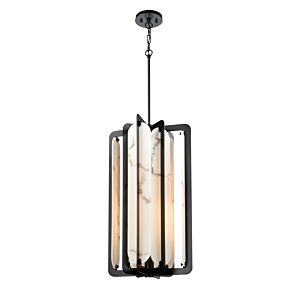 Jasper 4-Light Foyer Pendant in Ebony