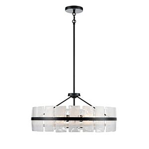 DVI Luna 5-Light Pendant in Ebony