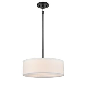 Milan 2-Light Pendant in Ebony