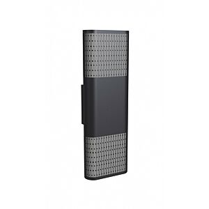 Avenue Outdoor 2-Light LED Outdoor Wall Mount in Black