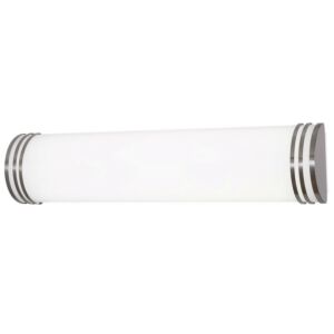 Palmer LED Bathroom Vanity Light in Satin Nickel