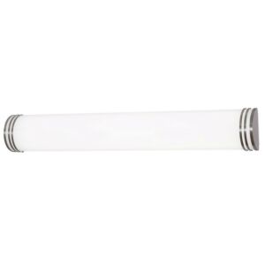 Palmer LED Bathroom Vanity Light in Satin Nickel