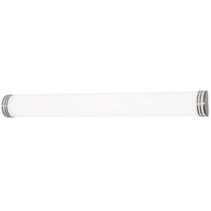 Palmer LED Bathroom Vanity Light in Satin Nickel