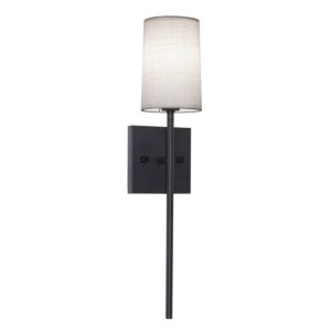 Rose 1-Light Wall Sconce in Black