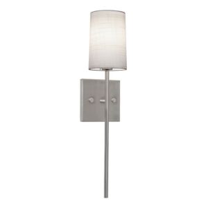 Rose 1-Light Wall Sconce in Satin Nickel