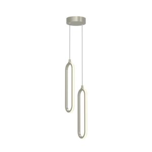 Sienna LED Pendant in Painted Nickel