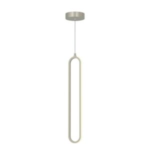 Sienna LED Pendant in Painted Nickel