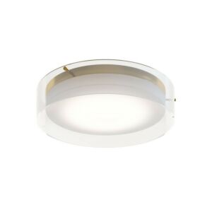 Studio LED Flush Mount in Satin Brass